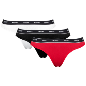 HUGO DONJI VEŠ TRIPLET THONG STRIPE ZA ŽENE