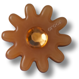 CROCS UKRASI BROWN FLOWER WITH GEM UNISEX