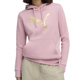 PUMA DUKS PUMA ESS METALLIC HOODIE FL ZA ŽENE