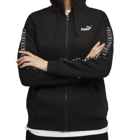 PUMA DUKS PUMA ESS TAPE RELAXED FULL-ZIP HOODIE FL ZA ŽENE